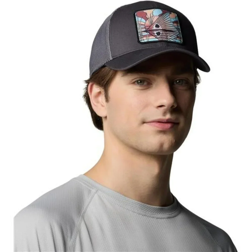 Mens Mesh Baseball Cap Fitted Flexfit Hat Outdoor Fishing Hat Cotton